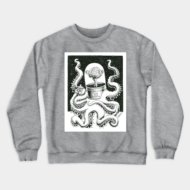 Take Me To Your Leader Crewneck Sweatshirt by Stolencheese